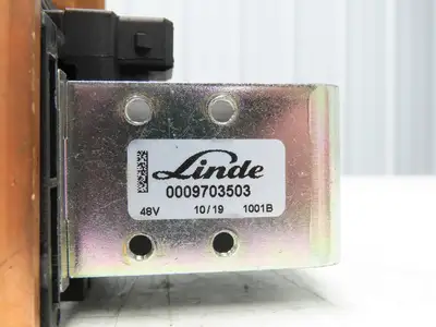 Linde 0009703503 Forklift Motor Contactor Assembly 48VDC Removed From E20C