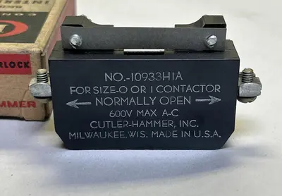 New | in-Stock CUTLER-HAMMER 10933H1A Miscellaneous Equipment (Electrical & Power) | Surplus Asset Holdings #1203619