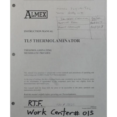 Used _UNKNOWN_ _UNKNOWN_ Laminating Presses British Columbia CA | Coast Machinery Group #1369434