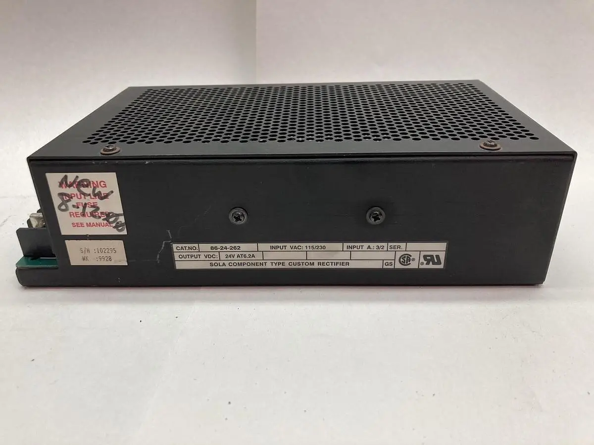 Used SOLA 86-24-262 Miscellaneous Equipment (Electrical & Power) | Surplus Asset Holdings #1197356