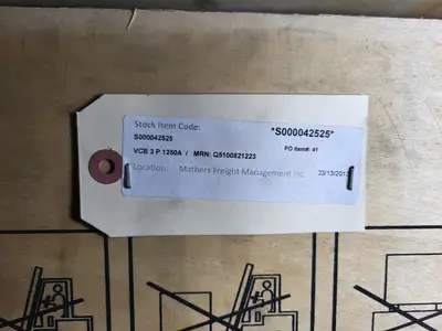 Used AREVA HVX12-31-12E185 Switchgears British Columbia CA | Lenmark #240258