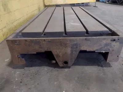 96" X 42" T-SLOTTED PLATE / LAYOUT TABLE : STOCK 17378