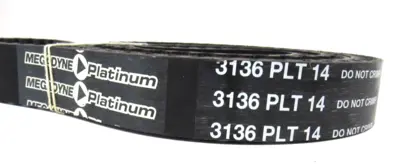 NEW MEGADYNE 3136PLT14 PLATINUM BELT