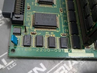 FANUC A16B-2200-0917/06B OPT1 Spindle Drive Graphic Board w Daughter Boards Used