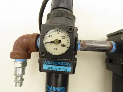Wilkerson SMC B08-02-FLG0 Pneumatic Filter Regulator Soft Start Valve Assembly