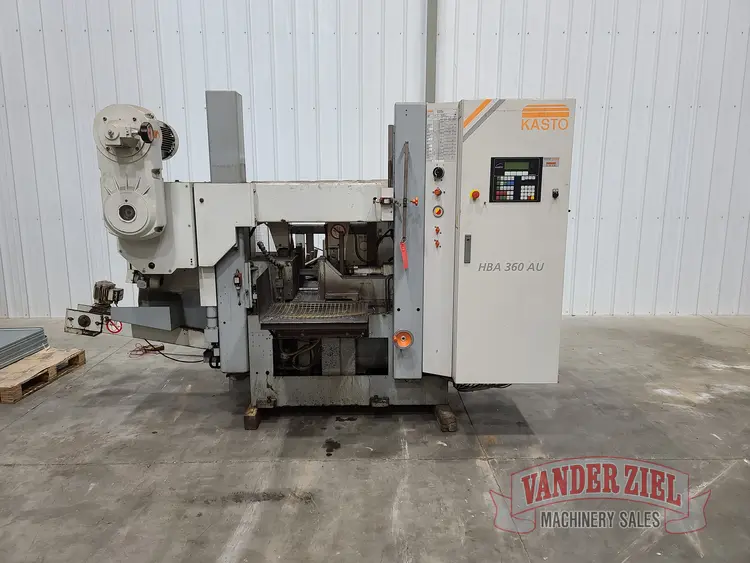 Used KASTO HBA 360 AU Horizontal Band Saws Michigan US | Vander Ziel Machinery Sales #480508