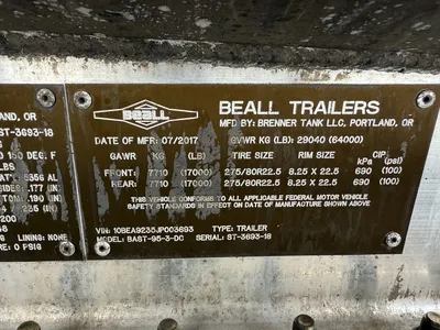 Used 2018 BEALL FUEL TANKER Tanker Trailers Minnesota US | Carco Truck & Equipment #1514120
