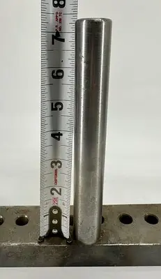 Unbranded Lathe Tool Rest ~  10" x 2" x 1" ~ w/ 1/2" Holes (5950)