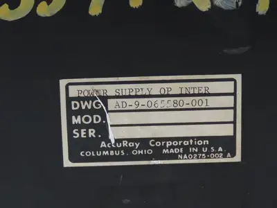 Accuray AD-9-065580-001 Power Supply Unit 115 Input Damaged Cord Read Desc