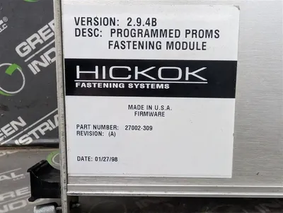 Allen Bradley / Hickok 1860-MT3 Fastening Module Type 3 Version 2.9.4B Used