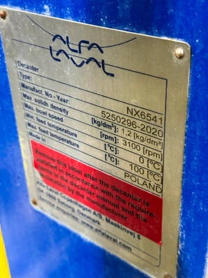 USED 2020 ALFA LAVAL NX-6451