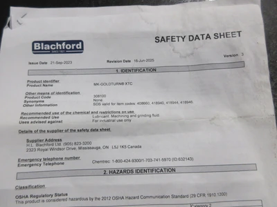 Used BLACHFORD GOLDTURN XTC Coolant Tanks Minnesota US | Machinesused.com #1314397