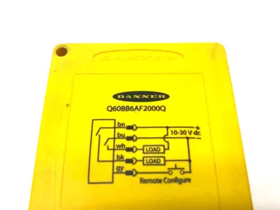USED BANNER ENGINEERING ADJUSTABLE FIELD INFRARED SENSOR 2M RANGE 5-PIN M12