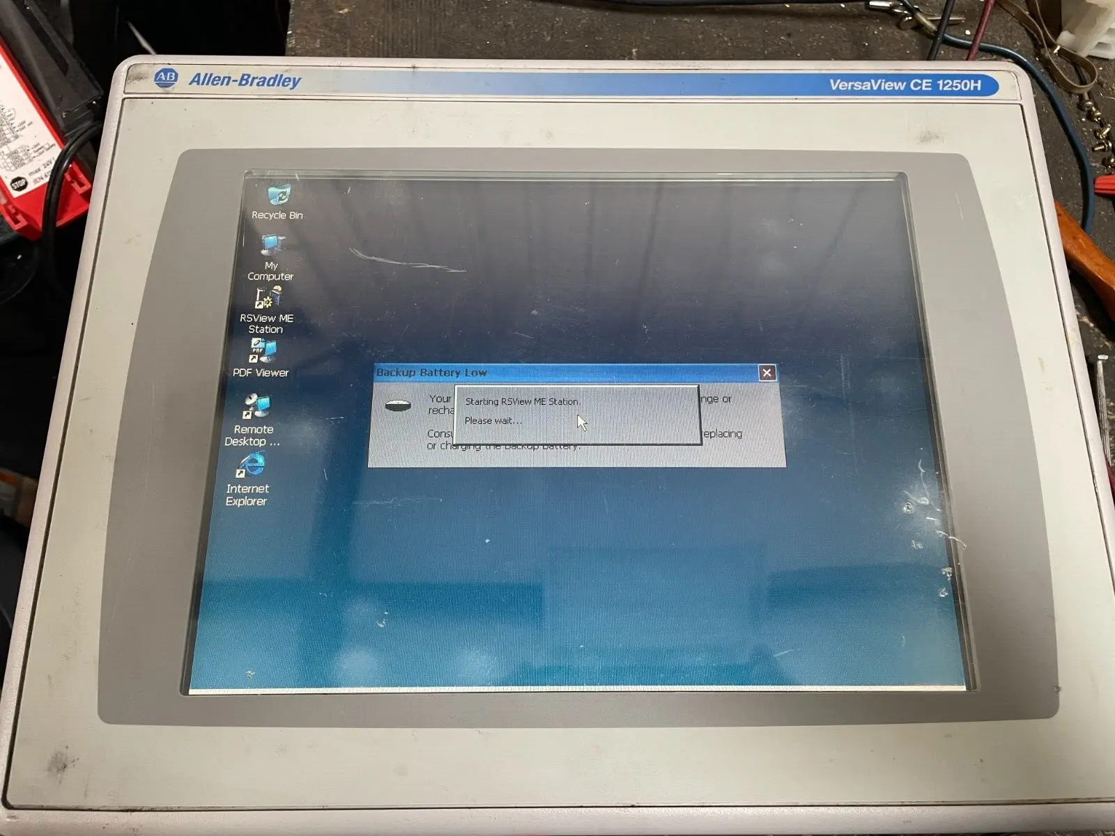 USED Allen Bradley llen Bradley VersaView CE 1250H 6189-RDT12C