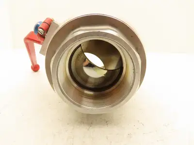 DMIC BVAL 3000S 4321IEZN 3" Aluminum Ball Valve 400PSI SAE Threaded Hydraulic