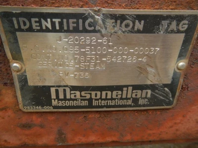 Masoneilan 6" 150Class CS Steel Control Valve