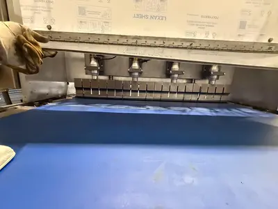 APV 48" Two Roll Extruder with Ultrasonic Guillotine Cutter