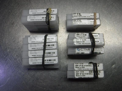 Lot Of 102 9/64" CTMI Carbide Endmills Various Sizes / Flutes (LOC1953C)