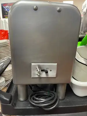 Used Hobart Used Hobart 4812 Commercial Meat Grinder Motor with Grinder and Slicer Attachments 120V Grinders / Shredders - Food Illinois US | Falcon Restaurant Supply #1373529