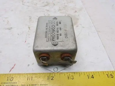 Corcom 6V1 115/250V 50-400Hz EMI Filter Lot Of 2