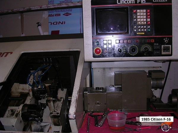 Used 1985 CITIZEN F-16 Swiss Type Automatic Screw Machines Vermont US | Two Spade Machinery LLC #507034