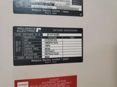 Used Reliance Electric UVZC341AG Induction AC Servo Drive Servo Drives | Palmetto Automation #1149407