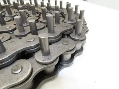 Tsubaki RS100 Riveted Roller Chain w/D-1 Attachment 18' Length