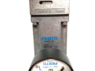USED FESTO INTERMEDIATE PRESSURE REGULATOR PLATE 13000434
