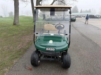 (1) 2017 E-Z-Go golf cart with a Kawasaki gas engine, model 625111G01, does not include Club canopy,...