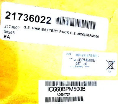 NEW GE IC660BPM500B HHM BATTERY PACK IC660BPM500