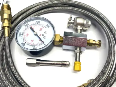 New | in-Stock Accumulators Inc Charging & Gauging Assembly Kit 3000psi SS Hose Measurement Kits Michigan US | Maverick Industrial Sales #1424653