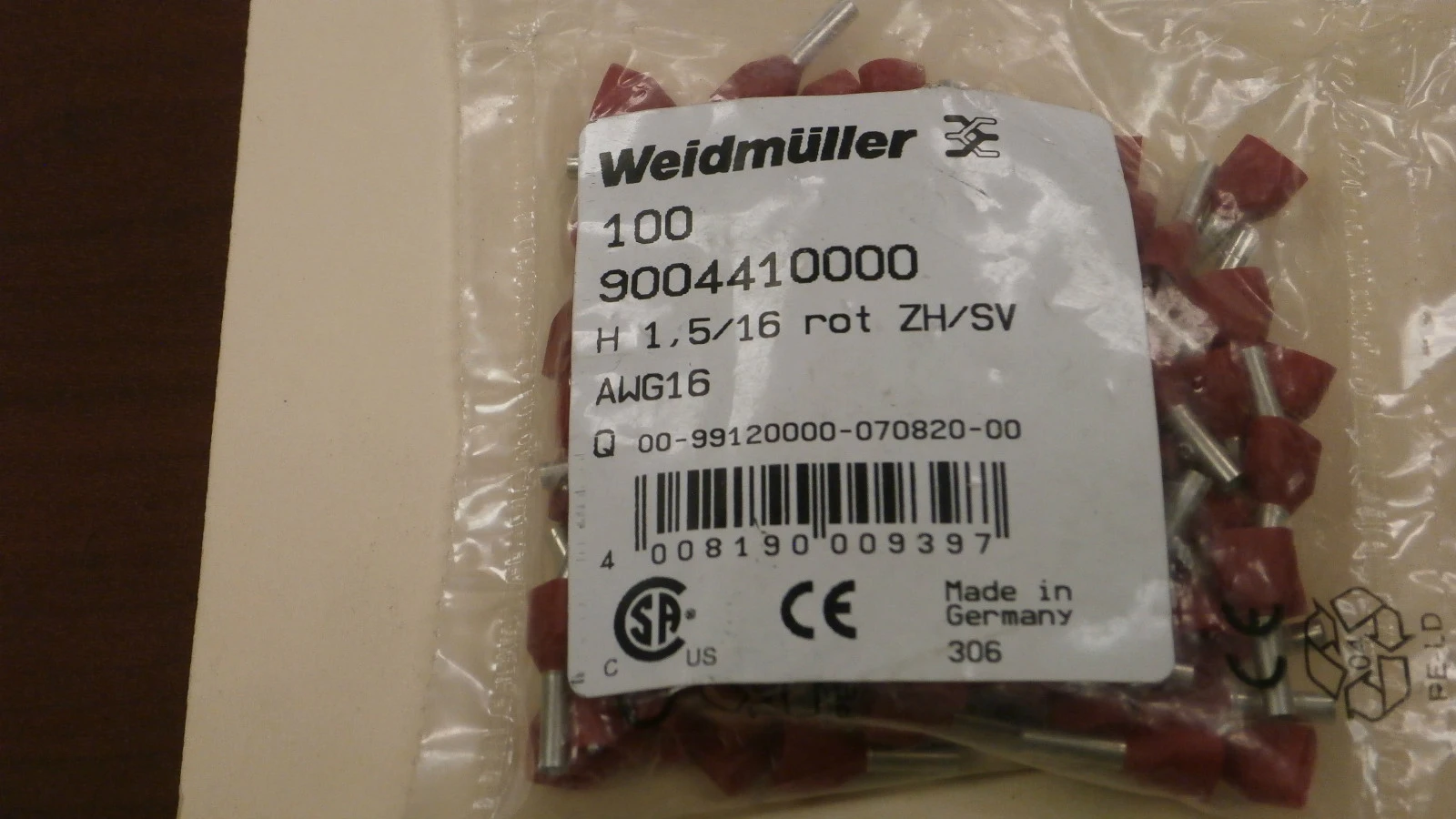 NEW Weidmuller 9004410000