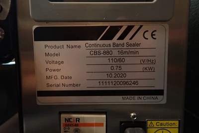 NEW GLOBAL INDUSTRIAL CBS-880