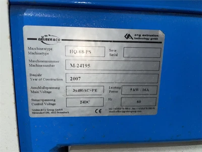 A+G Extrusion/Gruber&Co Puller / Guillotine
