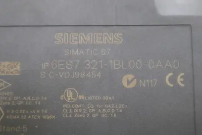LOT OF 4 SIEMENS SIMATIC S7 INPUT MODULE 6ES7 321-1BL00-0AA0 STOCK K-3499