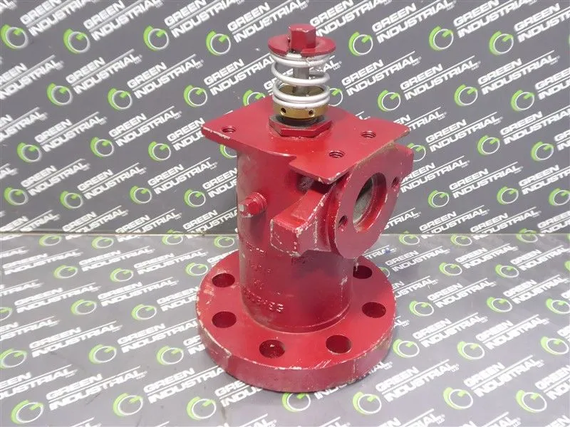 Clyde Bergemann 164045 Poppet Steam Valve Assembly 2-1/2" Red Surplus