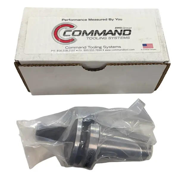 Command CAT40 End Mill Holder 3/16" x 2.5" USA Made B4E4-0187