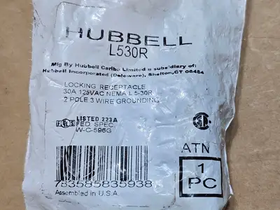 New | in-Stock HUBBELL L1530R Cable & Wire British Columbia CA | Lenmark #249940