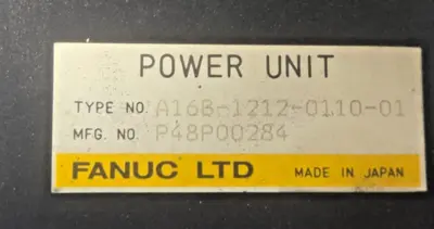 A16B-1212-0110-01 Power Unit For Fanuc