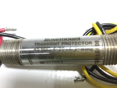 Rosemount Model 470 D1 Transient Protector 45VDC 4-20mA 2-Wire SN:267059