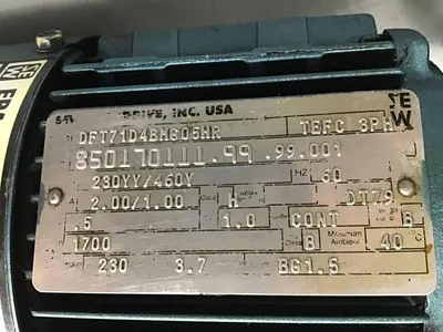 USED SEW EURODRIVE RF43DT71D4BMG05HR