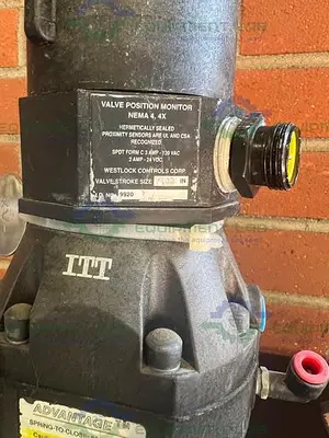 USED LOT OF 3-  ITT PURE FLO 9920 DIAPHRAGM VALVE W/ 4- WAY 3/4" SANITARY FITTINGS
