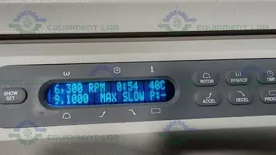 USED BECKMAN AVANTI J-E  REFRIGERATED HIGH-SPEED FLOOR CENTRIFUGE W/ JLA-9.100 ROTOR