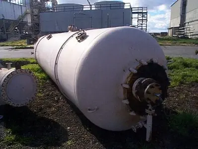 Tank, 3,000 Gallon, Glass Lined, 5' X 20', DT/DB, #C697650