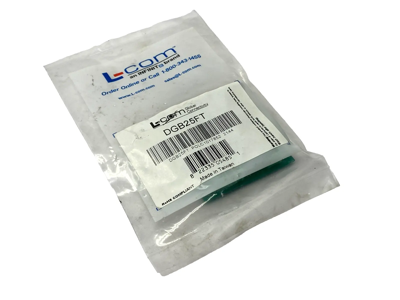 New | in-Stock L-Com D-Sub Female Field Termination Connector 25-Position Terminal Blocks Michigan US | Maverick Industrial Sales #1390880