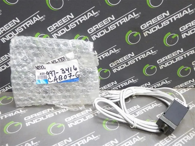 SMC NIS1000-N01-X201 Pressure Switch 14 - 56 PSI 0.1 to 0.4 MPa New