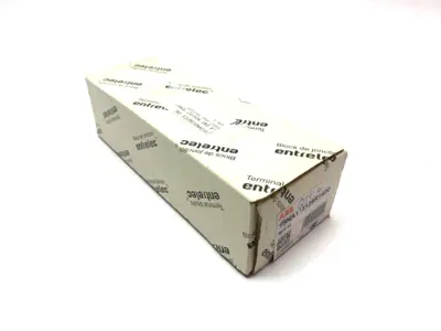 USED ABB ENTRELEC FEED-THROUGH TERMINAL BLOCK GRAY 12MM