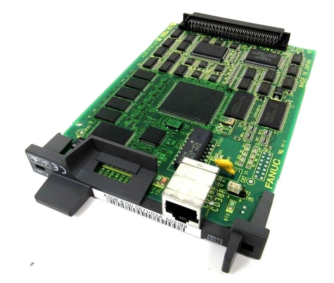 USED FANUC A20B-8100-0671-03A ETHERNET BOARD A20B8100067103A