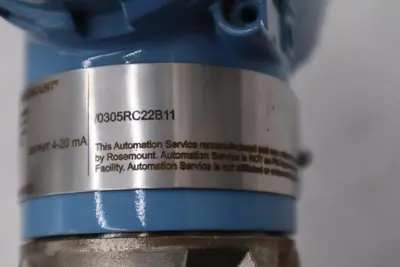 ROSEMOUNT PRESSURE TRANSMITTER 3051CG4A02A1AS5M5 300PSI 0-300 - STOCK 3119CC