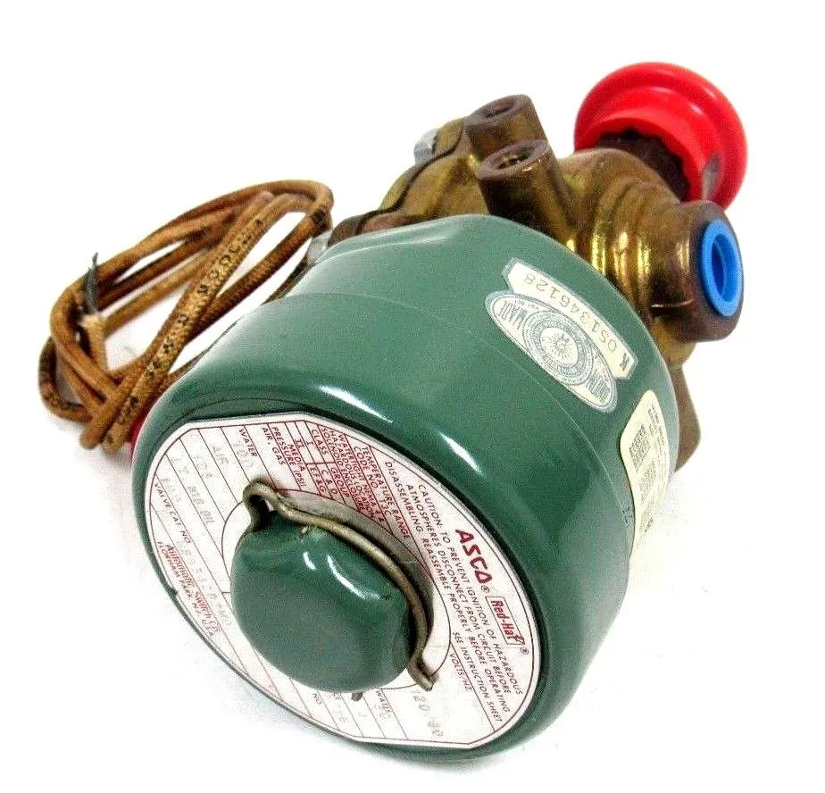 NEW ASCO HB8342B2M0 SOLENOID VALVE 3/16